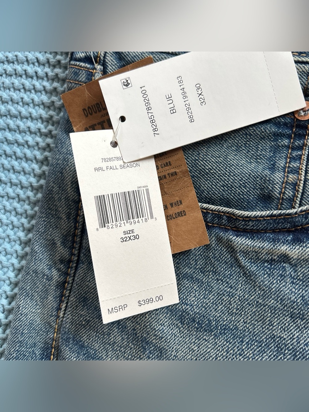 Ralph Lauren Double RL High Slim Denim Jeans - Picture 3 of 5